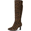 image:imageSfft Womens SonyaBrown Leopard Suede