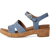 image:imageSofft Womens Capri Wedge SandalsDenim Blue