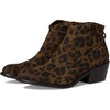 Brown Leopard Suede