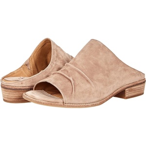 image:imageSfft Womens Netta Ruched Slide Sandals Stone Suede 65
