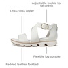 image:imageSofft Womens Mackenna  Casual SandalsWhite