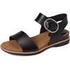 image:imageSofft womens BaliSandal  Casual SandalsBlack Leather