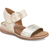 image:imageSofft womens BaliSandal  Casual SandalsLight GreyPlatino EuforiaNuvola Metallic